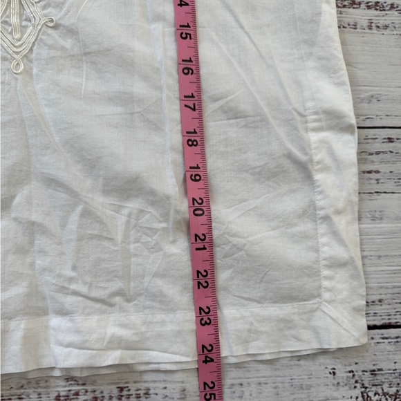 J Crew Embroidered 100% cotton tunic top size XS - Picture 6 of 8